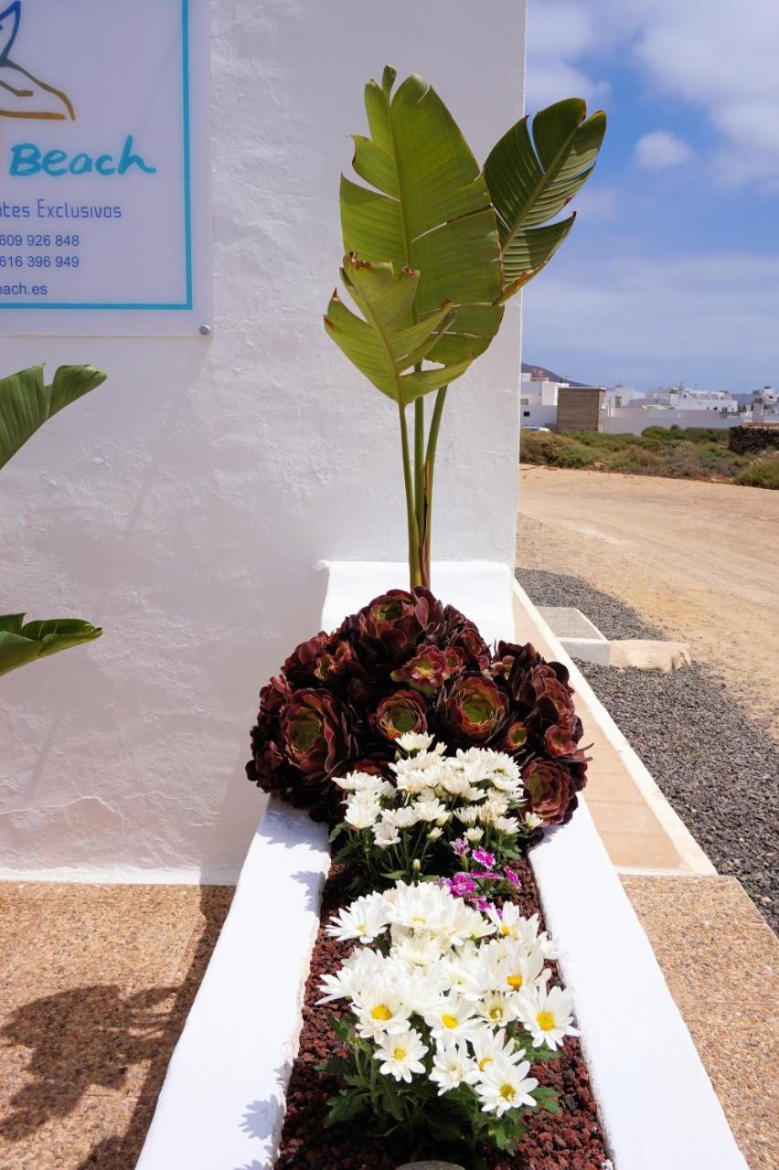 La Graciosa Camelia Beach Vistas Mar Caleta de Sebo Bagian luar foto