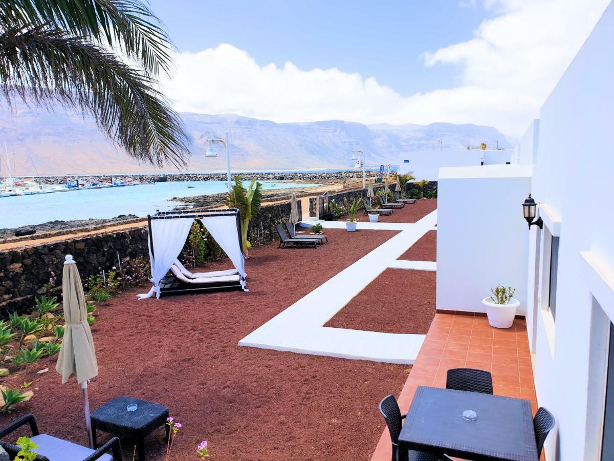La Graciosa Camelia Beach Vistas Mar Caleta de Sebo Bagian luar foto